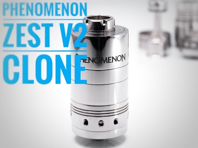 Phenomenon ZEST V2 Clone - Coil Build And Wicking - YouTube