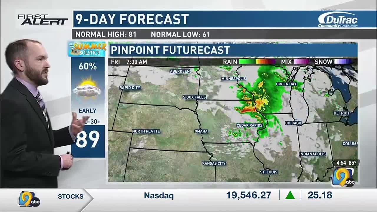 First Alert: Weather Now - The Next Nine for Thursday, June 19