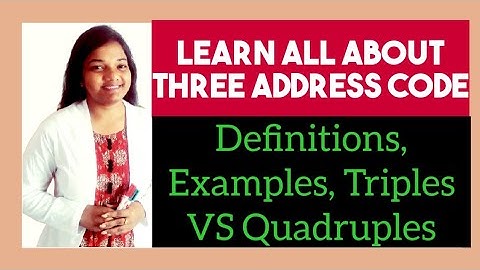 Three Address Code in Compiler Design example| What is 3 address code numerical of intermediate code
