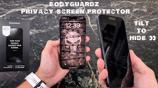 iPhone 16 Pro Max Privacy Screen Protector by BodyGuardz : Hide that Screen!
