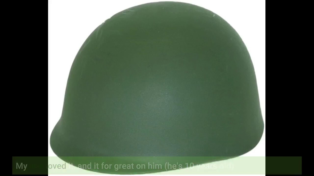 User Review: Jacobson Hat Company Childrens Green Army Helmet Costume Accessory