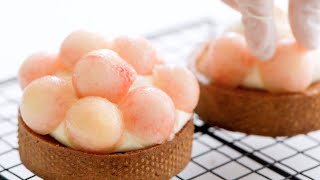 Рецепт персикового пирога｜Peach Tart Recipe