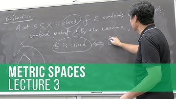 Metric Spaces 3: Properties of Open Sets