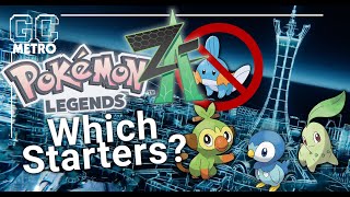 Which Pokemon Will be Starters in Pokemon Legends Z-A?
