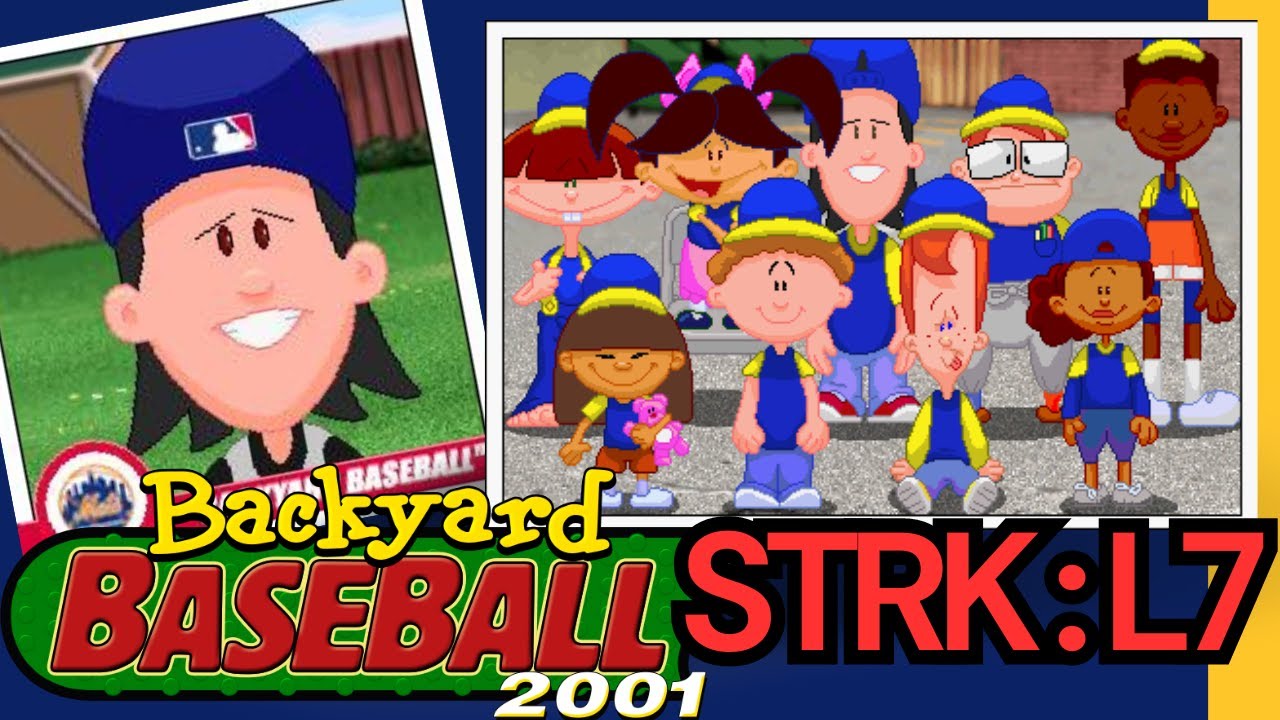 Playing a season on hard in Backyard Baseball 2001 as a newbie and getting smoked.