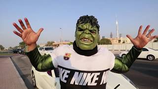 I dressed up as THE HULK for Halloween!  🎃
