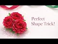 🌹Ribbon Rose Tutorial |🔥 Easy Trick to Make Perfect Satin Flower | DIY Handmade Craft