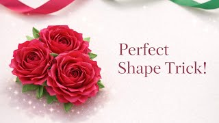 Ribbon Rose Tutorial Easy Trick To Make Perfect Satin Flower Diy Handmade Craft