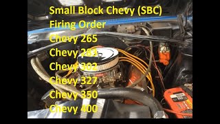 Small Block Chevy (SBC) Firing Order and Cylinders Location
