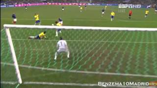 Benzema vs Brésil