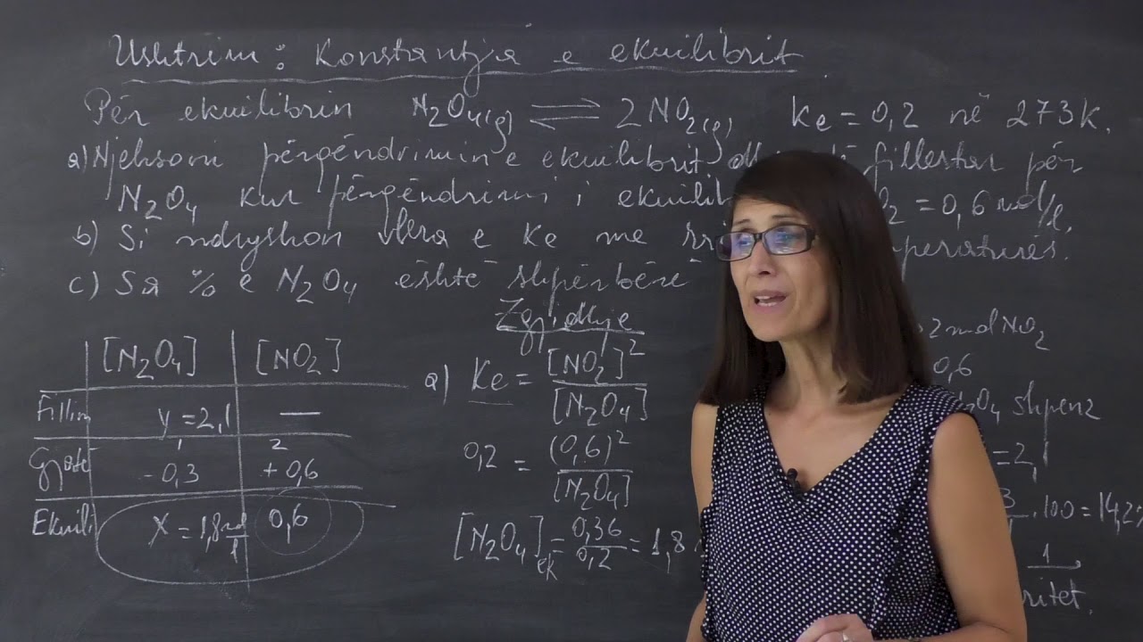 Kimi - Ushtrim (2): Ekuilibri kimik