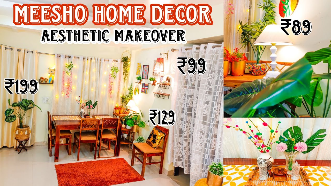 Meesho Home Decor Aesthetic Makeover #homedecor #meeshodecor #meeshohomedecor # ...