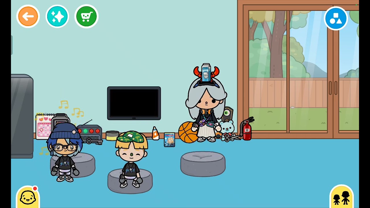 Playing toca Boca for the first time