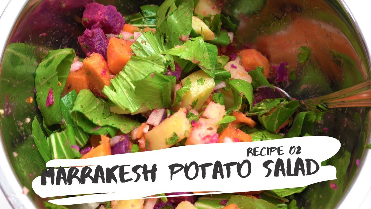 Cooking on Boat_Marrakesh Potato Salad ✸ CookingLiliput⇢Recipe-02 ✸