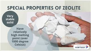 Application of zeolite (Part 1)