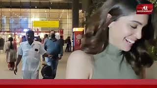 Sharvari Wagh At Airport Arrival, Indian Actress A1 Entertainment