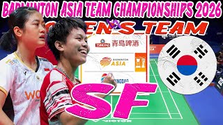 SF WOMEN'S TEAM Badminton Asia Team Championships 2026 Live Stream Badminton