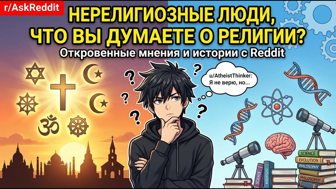 ЧТО НЕ ТАК С РЕЛИГИЕЙ: Честный взгляд атеистов и скептиков | r/AskReddit