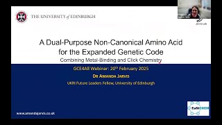 A Dual-Purpose ncAA for the Expanded Genetic Code: Combining Metal-Binding and Click Chemistry