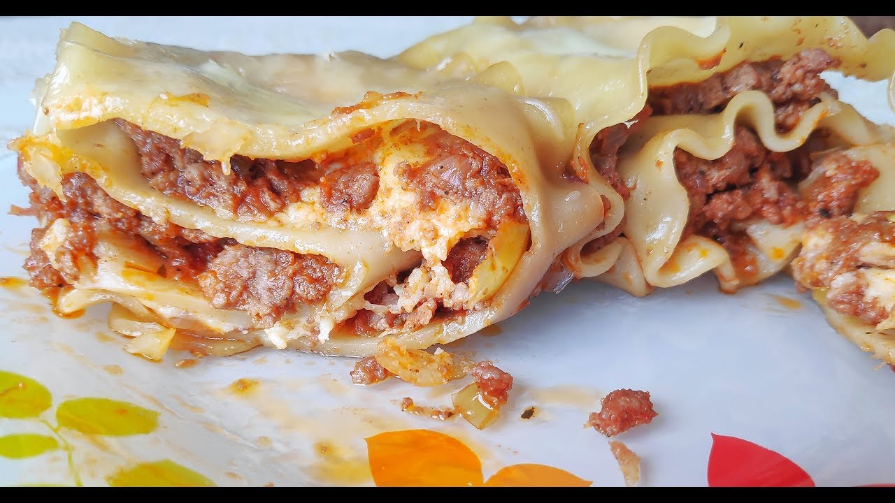 Lasagna Sheet Recipe and Lasagna Roll Ups Recipe / Լազանյա Շերտավոր և