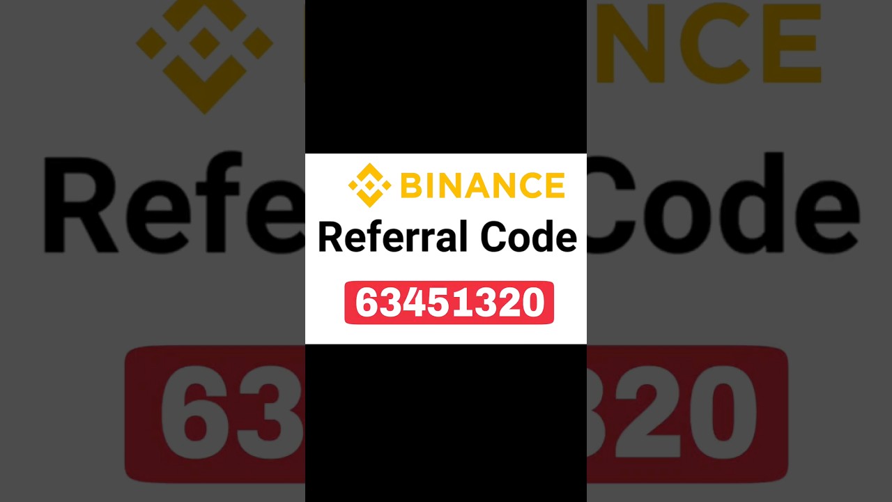 Binance Referral Code: Use "63451320" & get 40% OFF Fee Rebate [2024!]