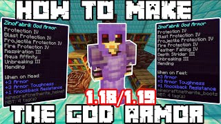 How to make The God Armor in Survival 1.18\/1.19