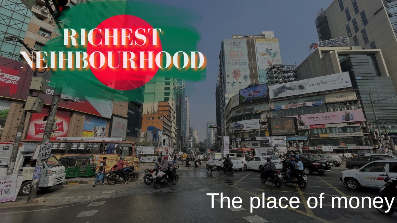 Richest neighborhood in Dhaka #gulshan #dhaka #bangladesh