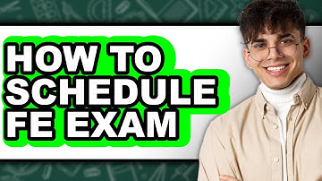 How To Schedule FE Exam - Step By Step