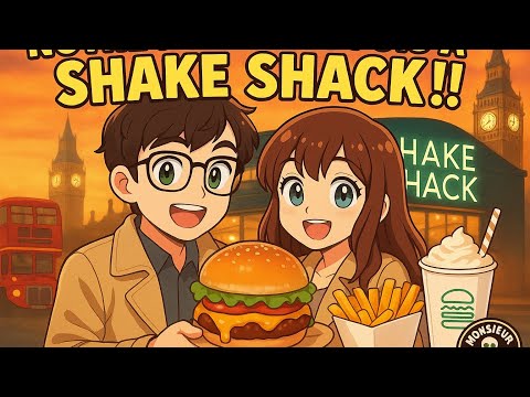 🍔 OUR FIRST TIME AT SHAKE SHACK IN LONDON!! 🇬🇧