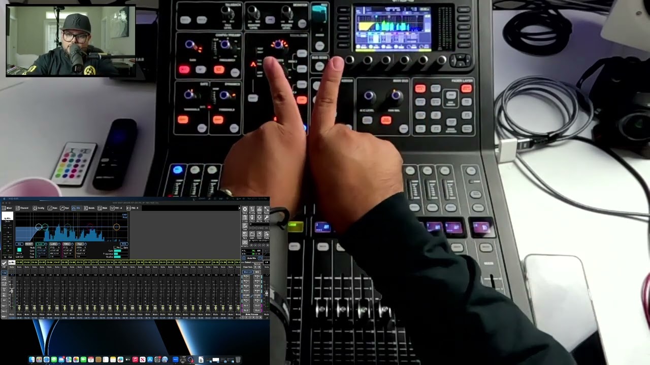 Como Ecualizar en una Midas M32R o M32 #4