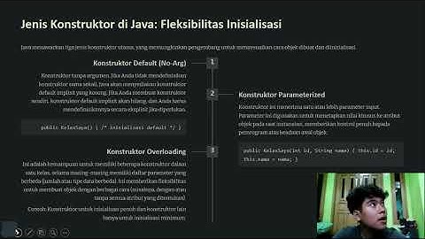 Pemrograman Berorientasi Objek (Konstruktor dalam Java - BlueJ)