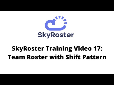 SkyRoster Training Video