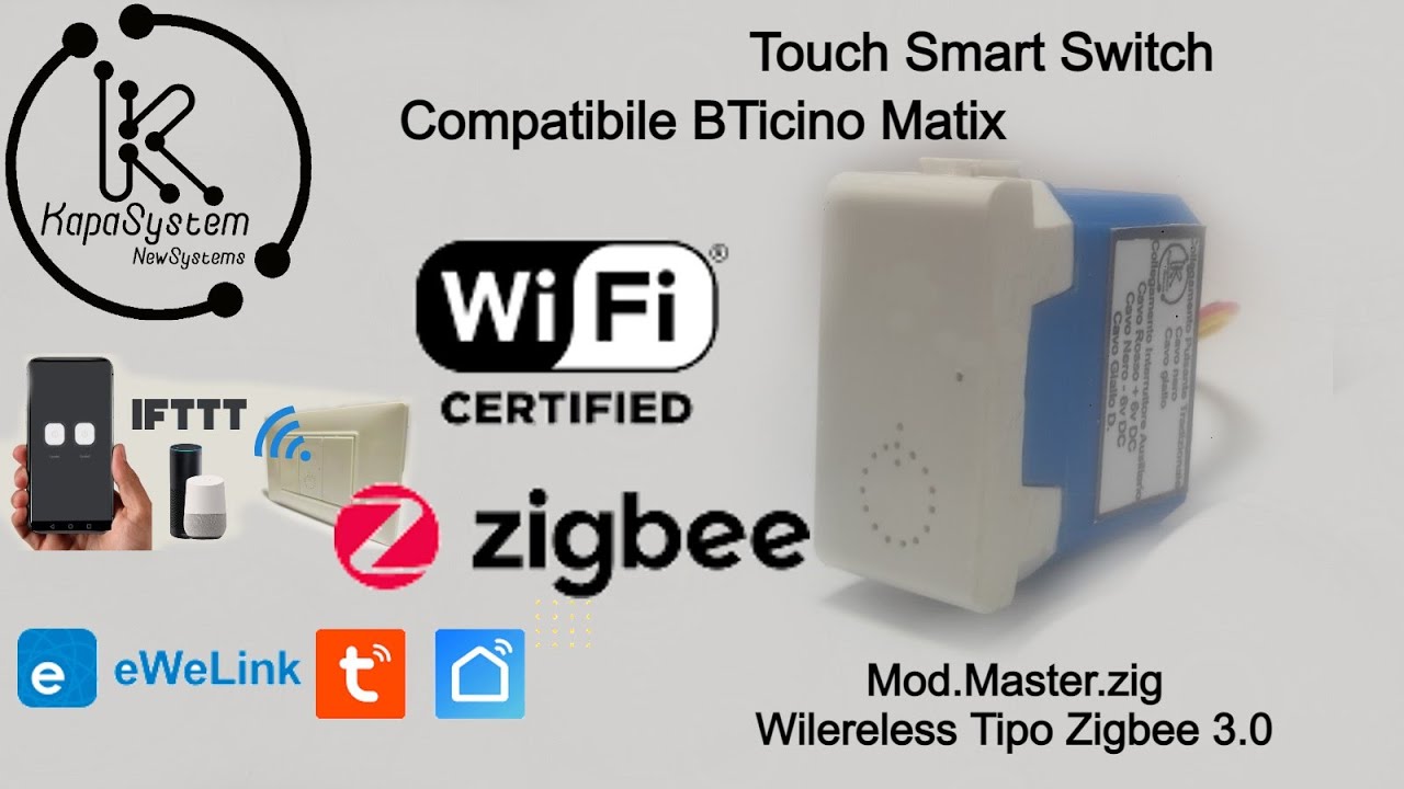 Programma Switch Interruttore Smart ZIGBEE SMART FAI-DA-TE Interruttore Telecomando ...