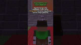 Kavga edip barıştığın agana gönder 😅 #minecraft #minecrafttürkiye #minecraftserver #knightnw #memes