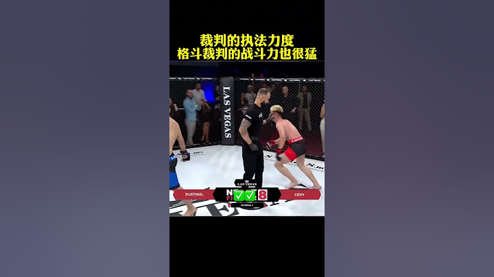 格鬥裁判的執法力度！#格斗