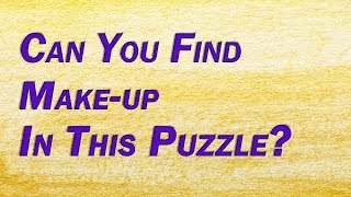 Best Word Search Puzzle To Learn English - Make-up Words