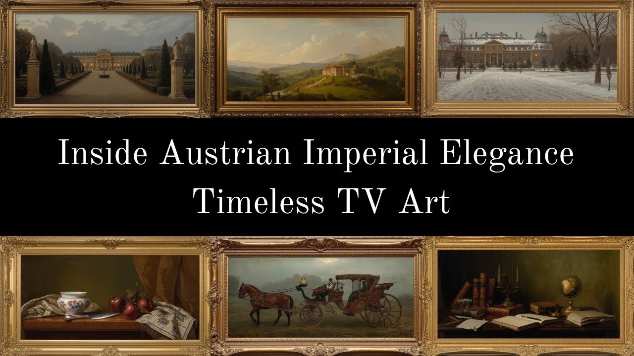 Old Money Classical TV Art Screensaver Luxury Framed Gallery for Elegant Timeless Interior Calm TV