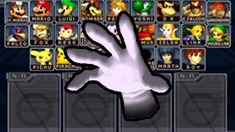 SSBM - How to Play as Master Hand (Name Entry Glitch)