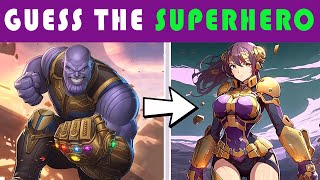 Superheroes as Anime Girls - Guess the Character by Anime Girl | Marvel/DC screenshot 4