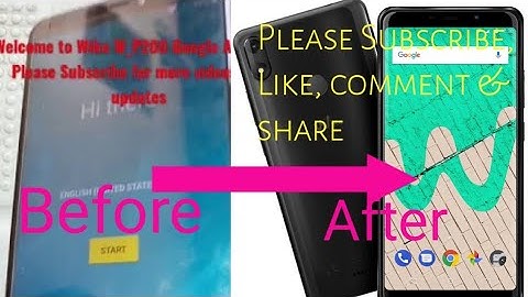 How to bypass/remove wiko w_p200 google account without PC 100%