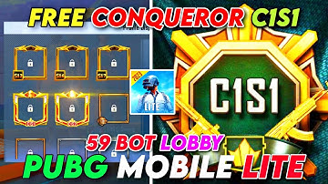 FREE BOT LOBBY 😈 - Pubg Mobile Lite Bot lobby matching live | join team Code - Season 20 Rank Push