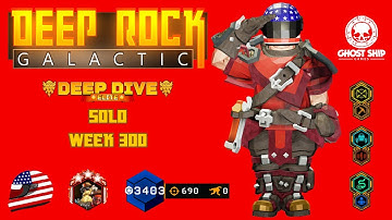 Deep Rock Galactic - Solo Engineer Elite Deep Dive [Week 300] (Leaf Lover