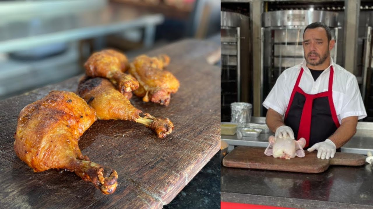 Como fazer a coxa sobrecoxa assada e muito saborosa completa para vendas!