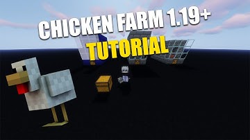 Most Efficient Auto Chicken Farm 1.19+! Minecraft Tutorial