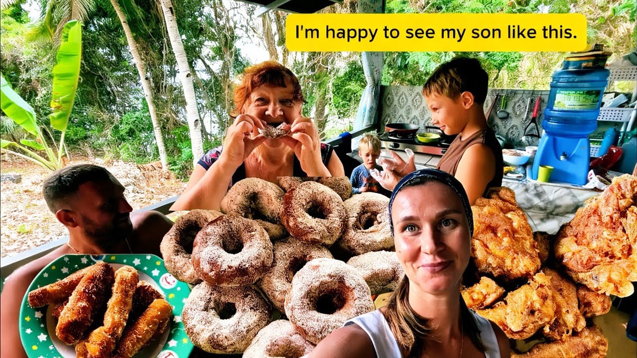 MY RUSSIAN SON IS LEARNING FILIPINO CUISINE