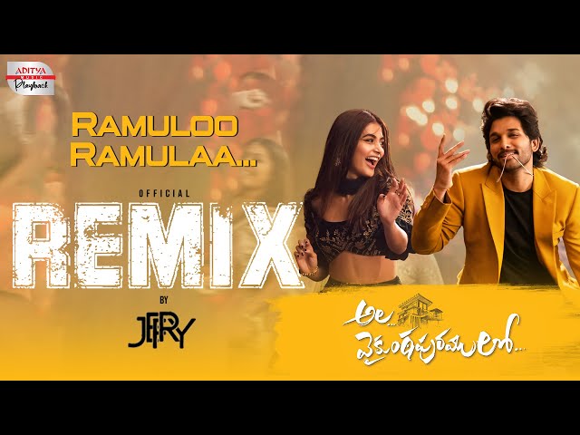 Ramuloo Ramulaa REMIX #AlaVaikunthapurramuloo |  DJ Jefry | Allu Arjun, Pooja Hegde | Thaman S class=