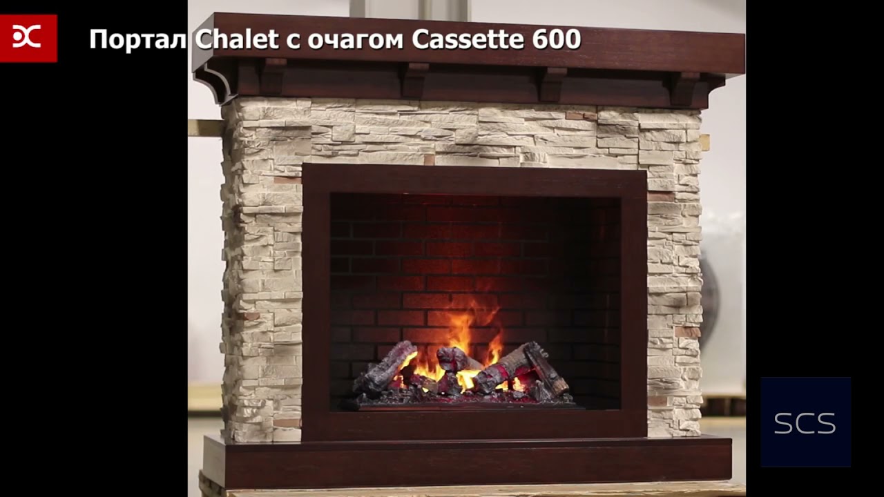 Обзор портала Chalet с очагом Dimplex Cassette 400-600