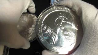 Complete 2015 America The Beautiful 5 oz Silver Coin Set!