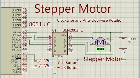 Proteus Simulation: Stepper Motor interface with 8051 Micro-Controller
