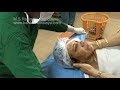 Surgical draping for eye surgery at karthik netralaya